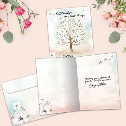 Tended Relationships Wedding Card