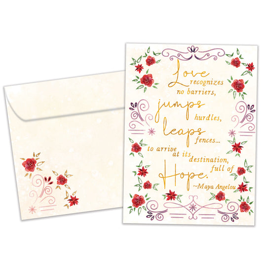 Love and Hope Wedding Card