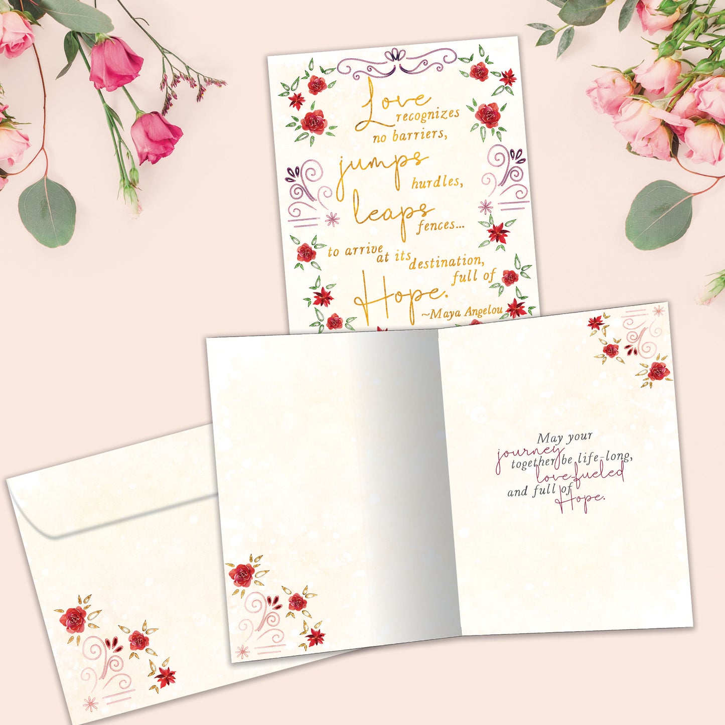 Love and Hope Wedding Card