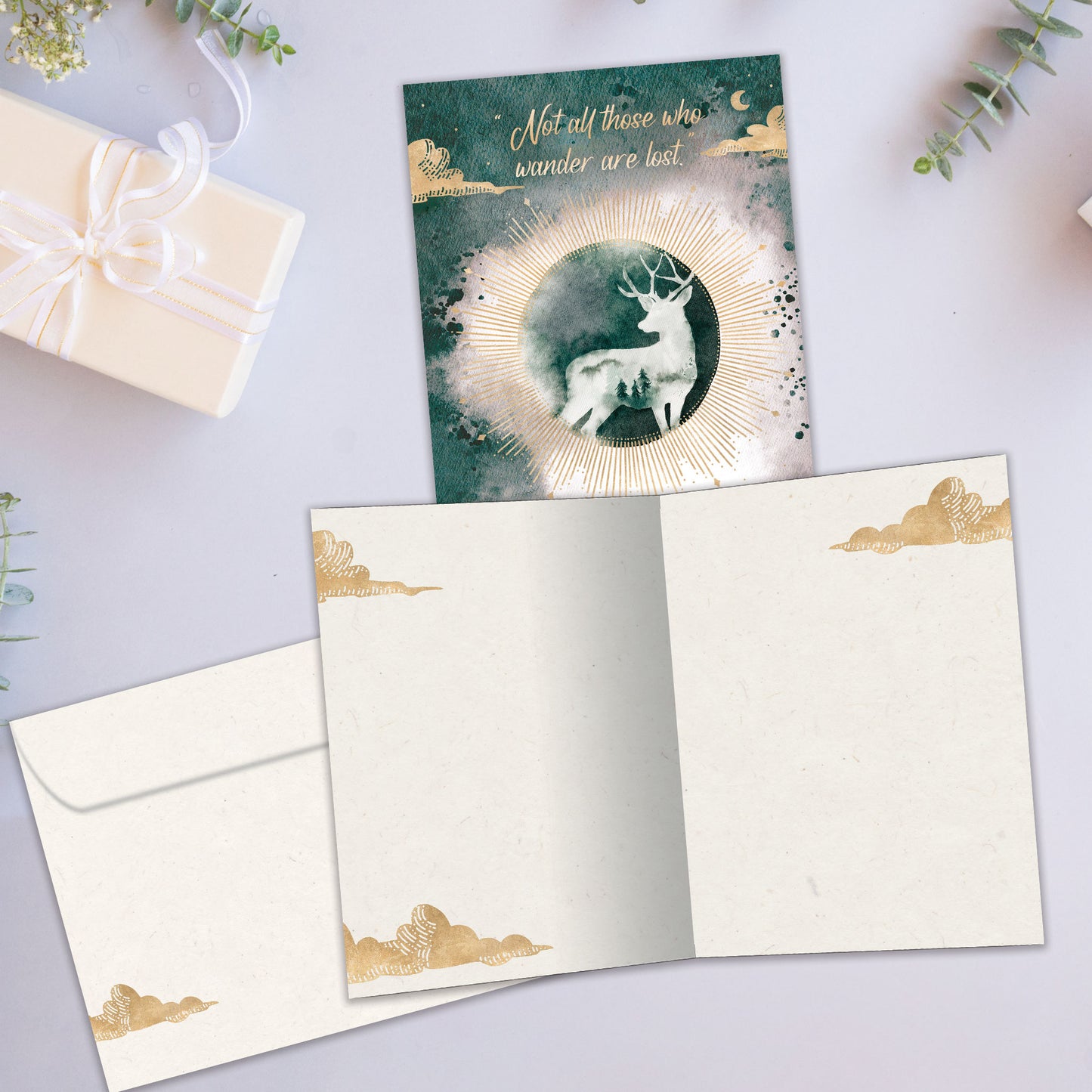 Not All Who Wander Encouragement Card