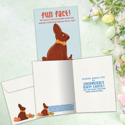 Largest Bunny Fun Fact Easter Card