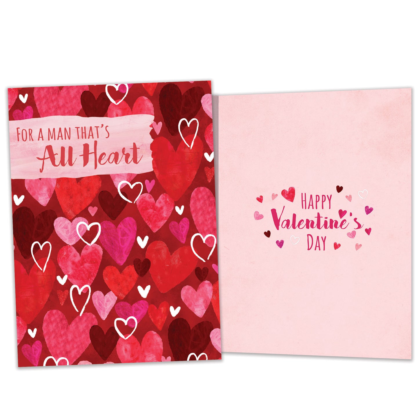 Heart Pattern Valentine’s Day Card