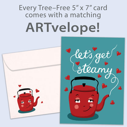 Let’s Get Steamy Valentine’s Day Card