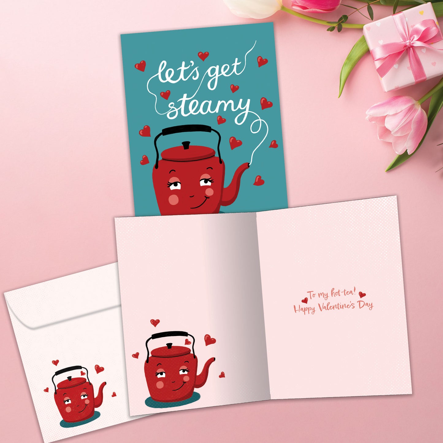 Let’s Get Steamy Valentine’s Day Card