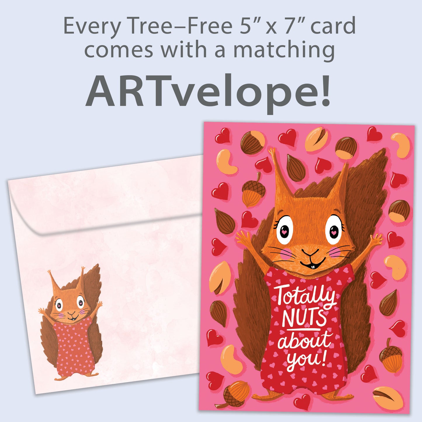 Squirrel Nuts Valentine’s Day Card