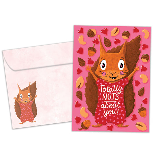 Squirrel Nuts Valentine’s Day Card