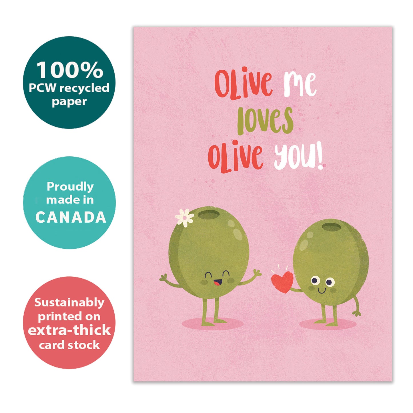 Olive You Valentine’s Day Card