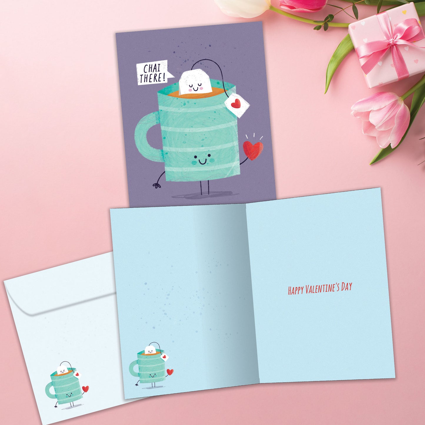 Chai There Valentine’s Day Card