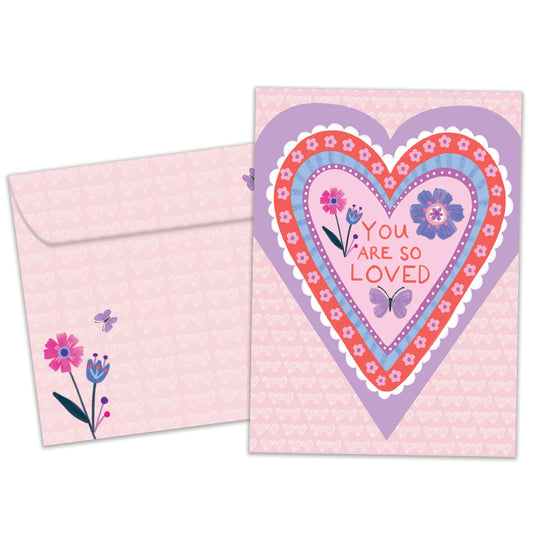 So Loved Valentine’s Day Card