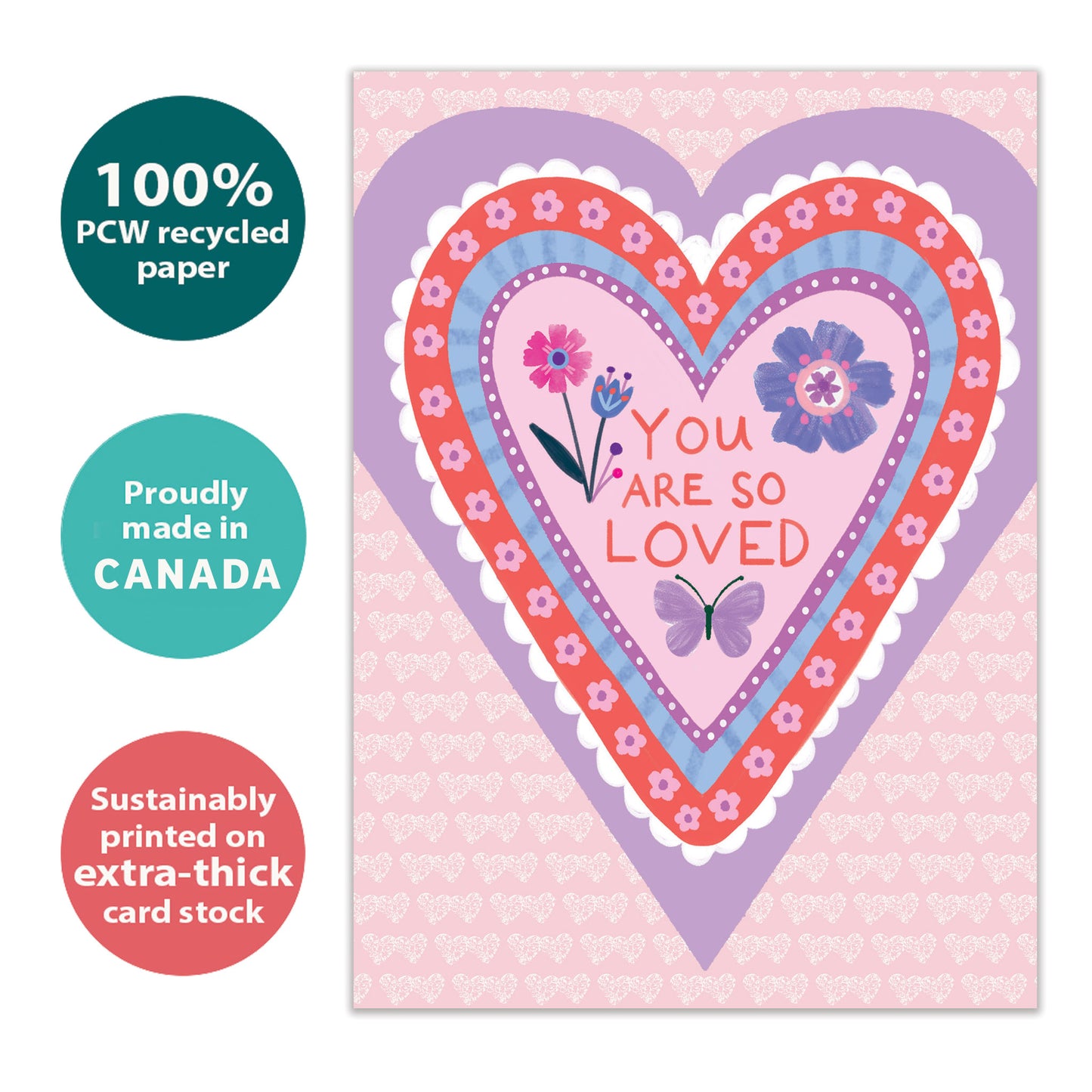 So Loved Valentine’s Day Card