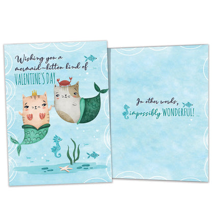 Purrmaids Valentine’s Day Card