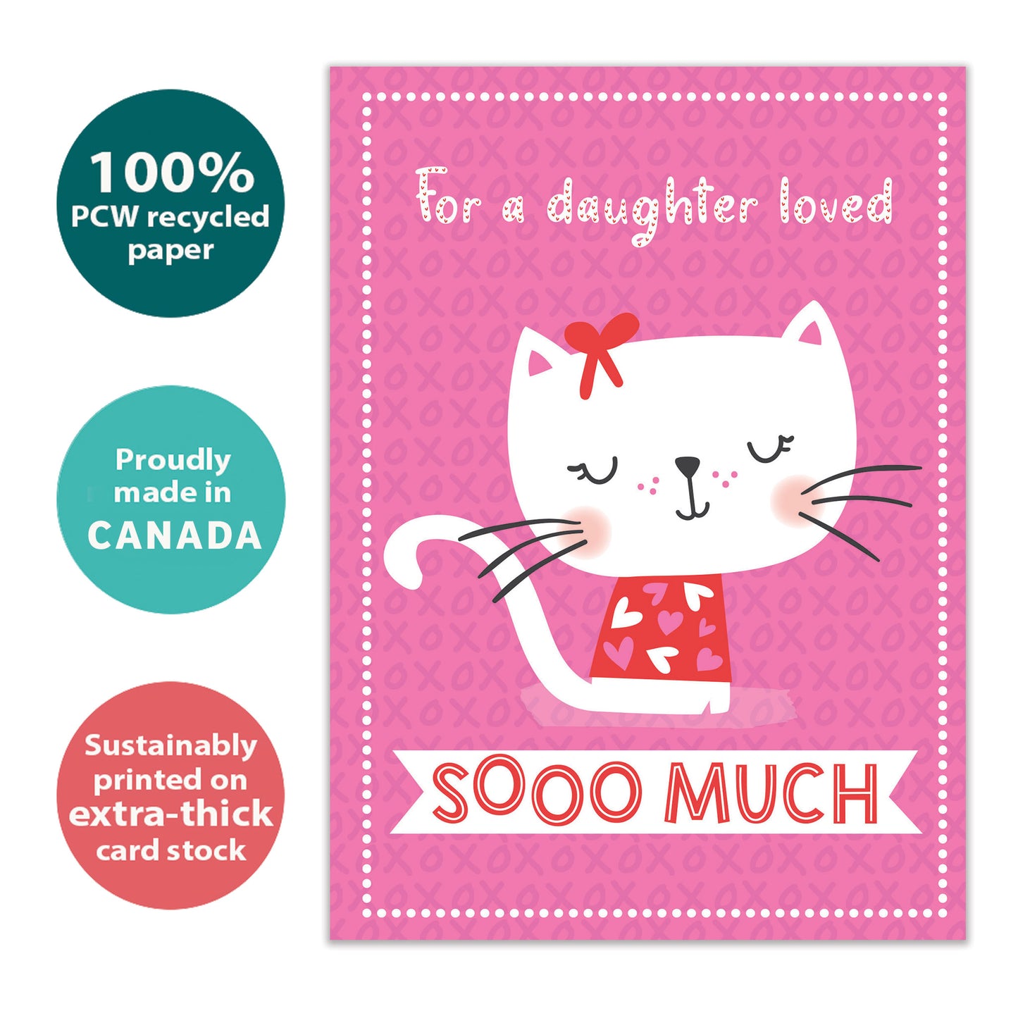 Love You Cat Valentine’s Day Card