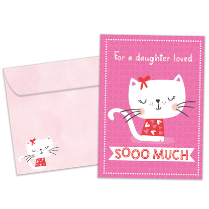 Love You Cat Valentine’s Day Card