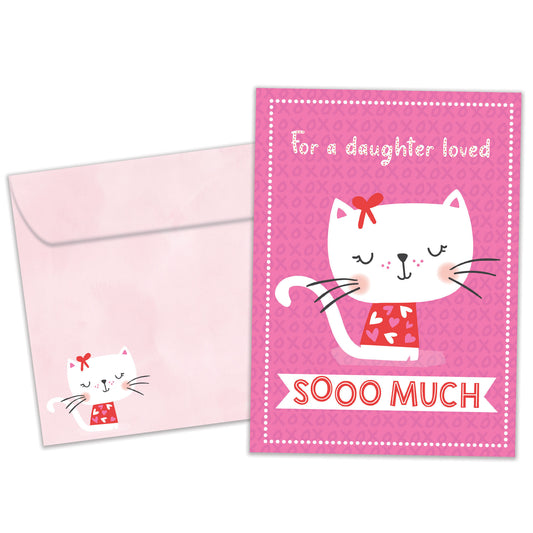 Love You Cat Valentine’s Day Card