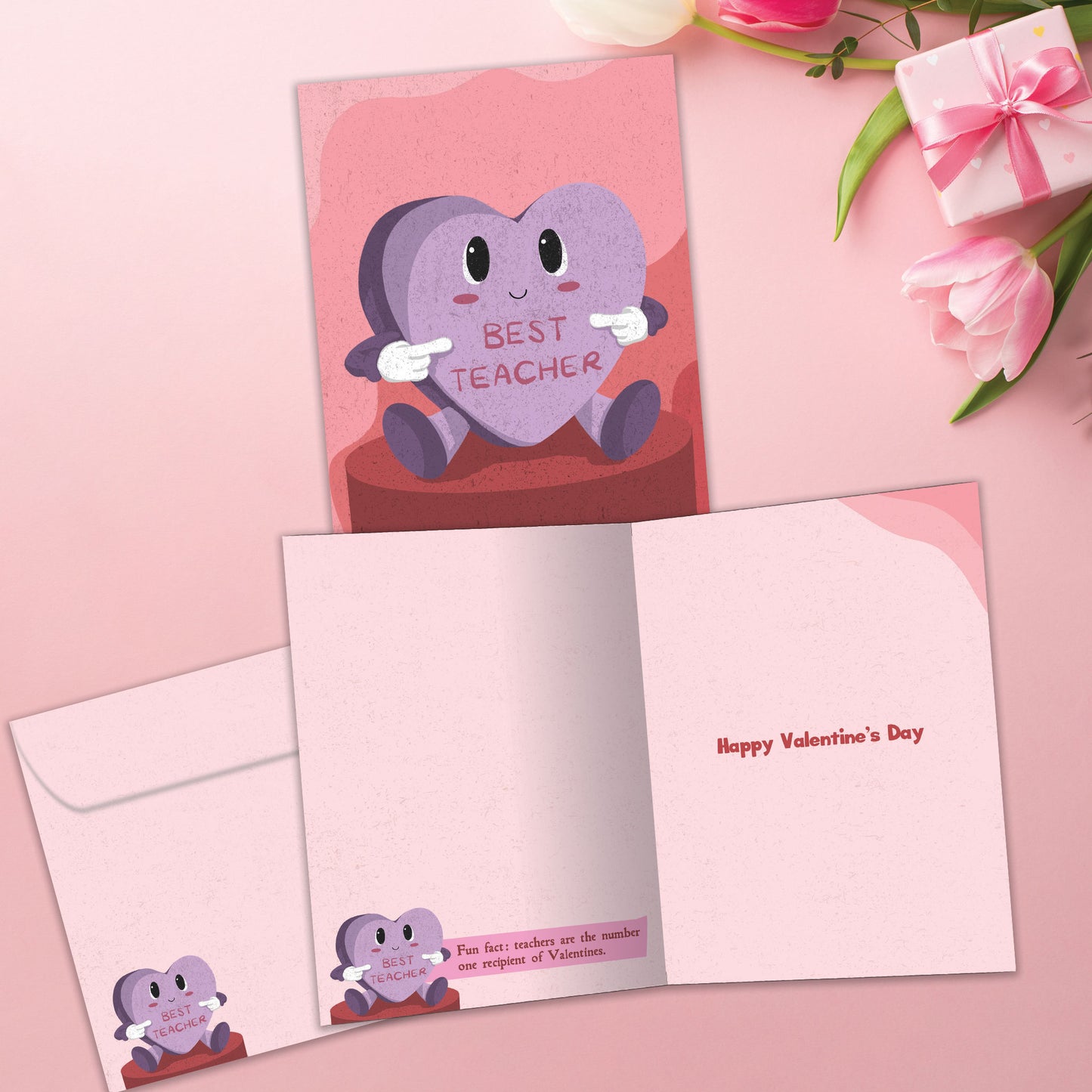 Teachers Fun Fact Valentine’s Day Card