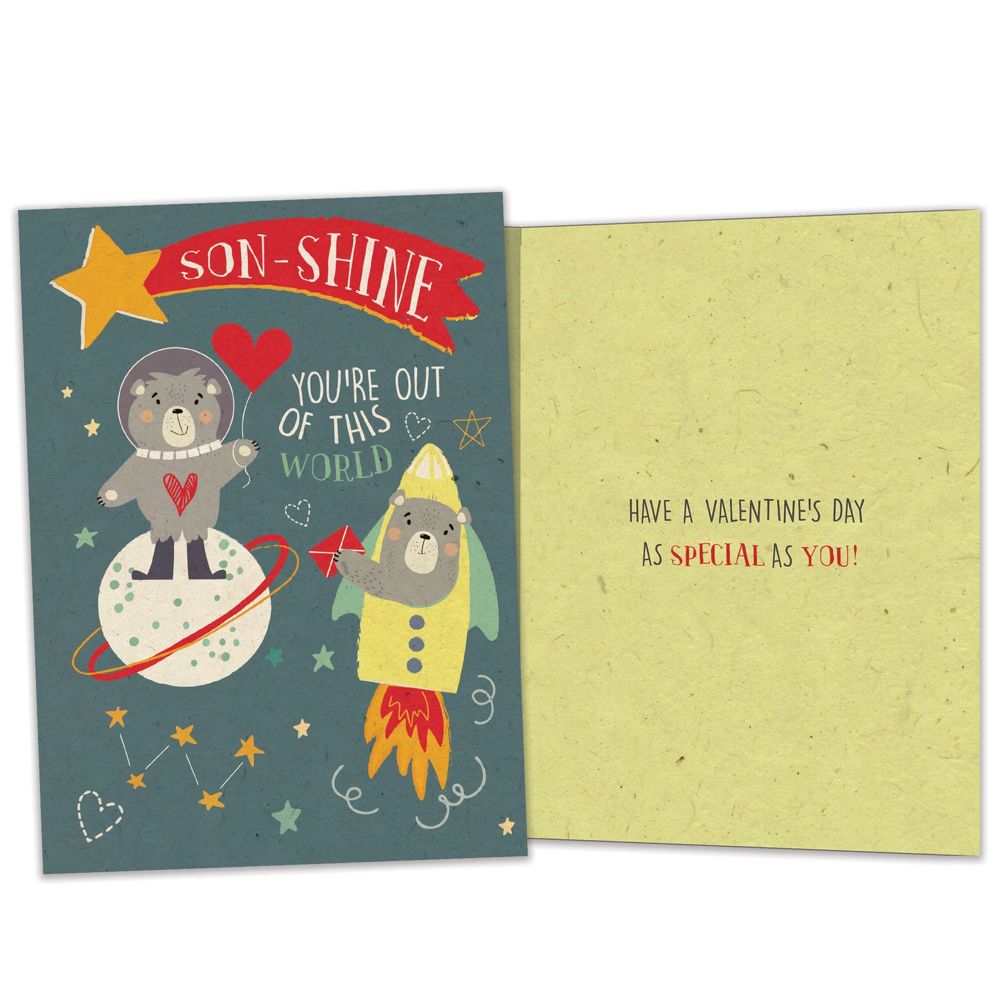 Beary Much World Valentine’s Day Card