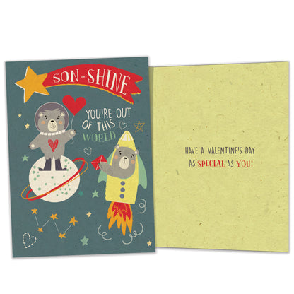 Beary Much World Valentine’s Day Card