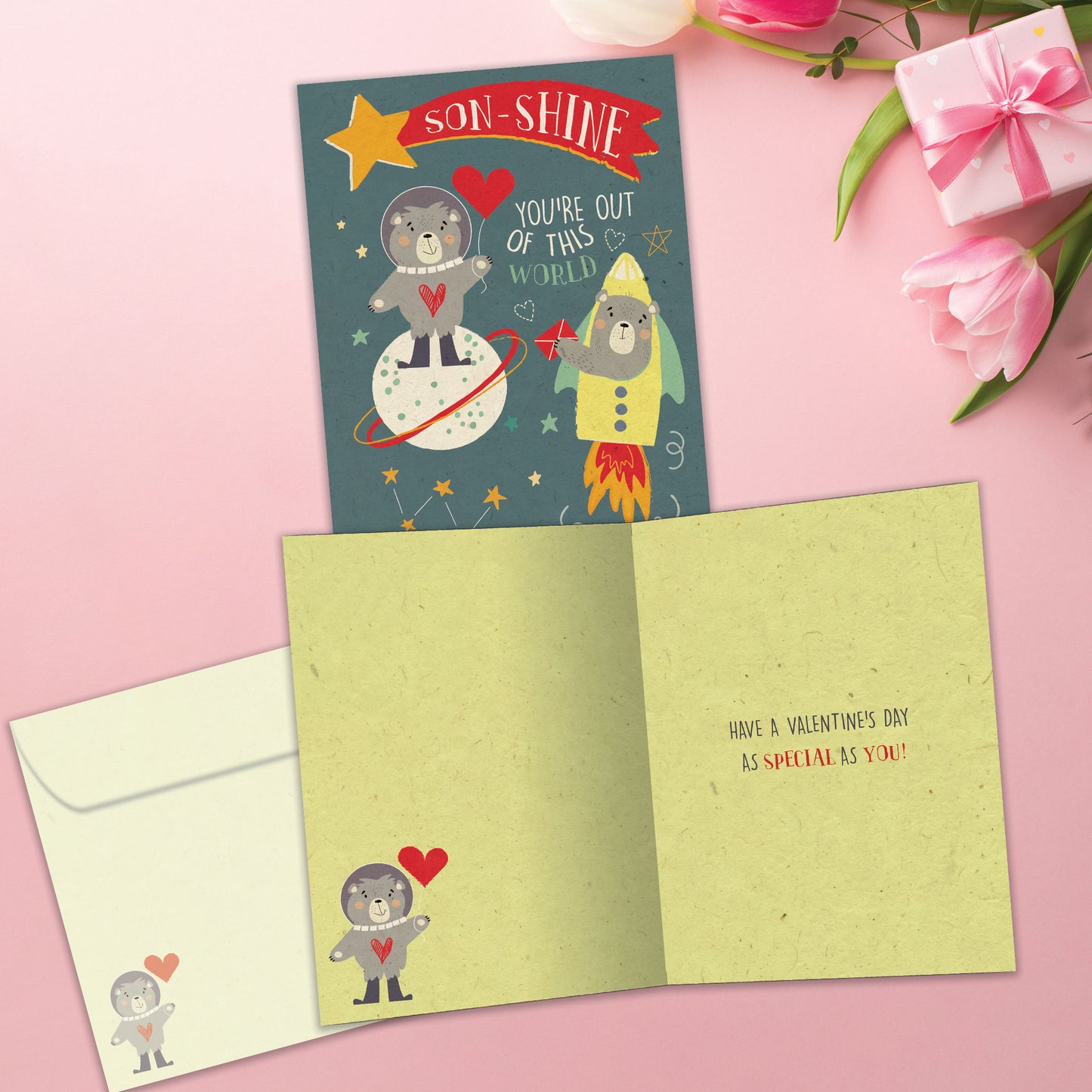 Beary Much World Valentine’s Day Card
