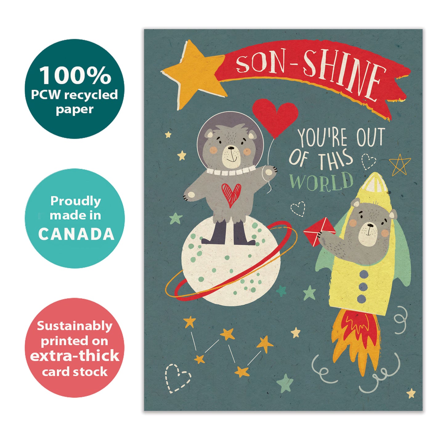 Beary Much World Valentine’s Day Card
