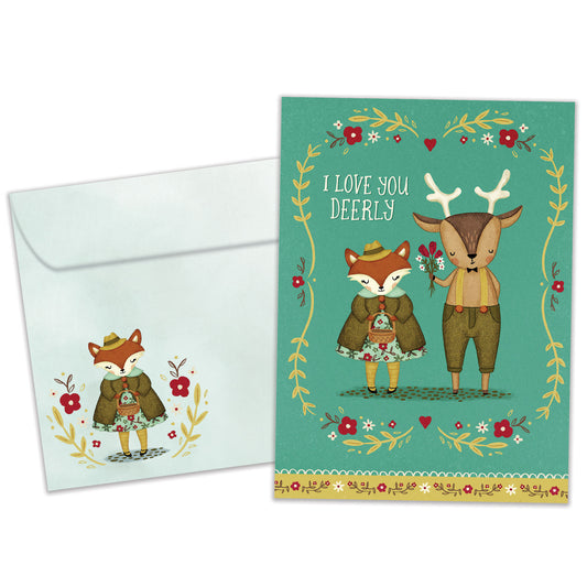 Love You Deerly Valentine’s Day Card
