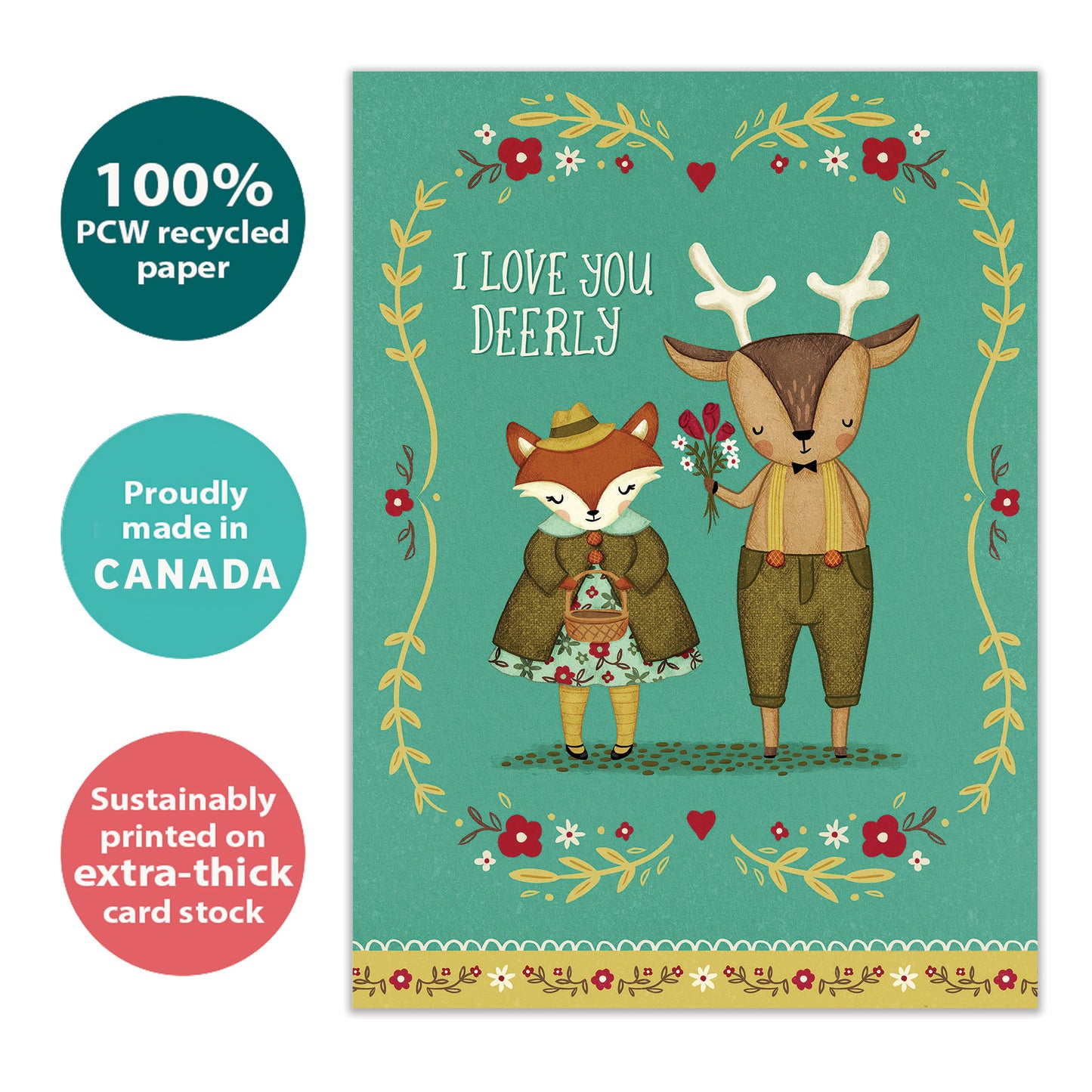 Love You Deerly Valentine’s Day Card