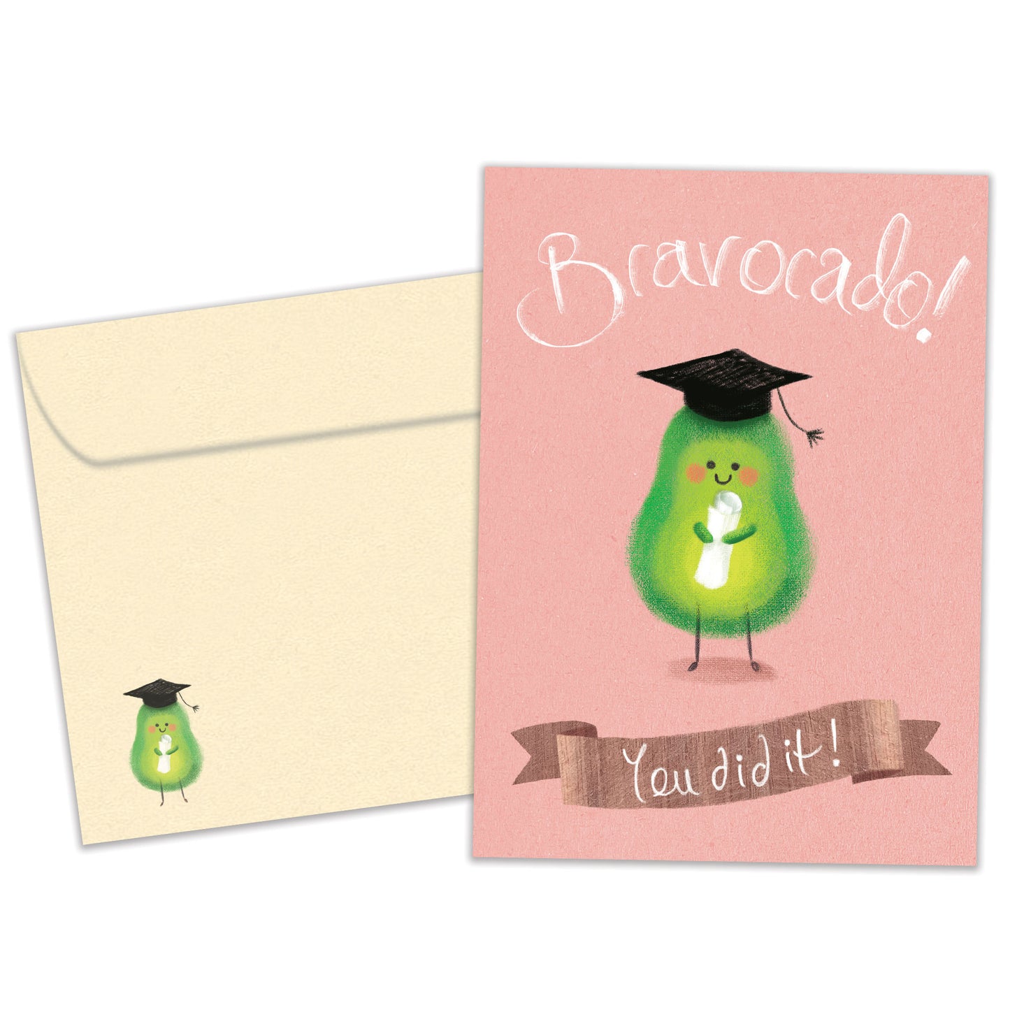 Bravocado Graduation Card