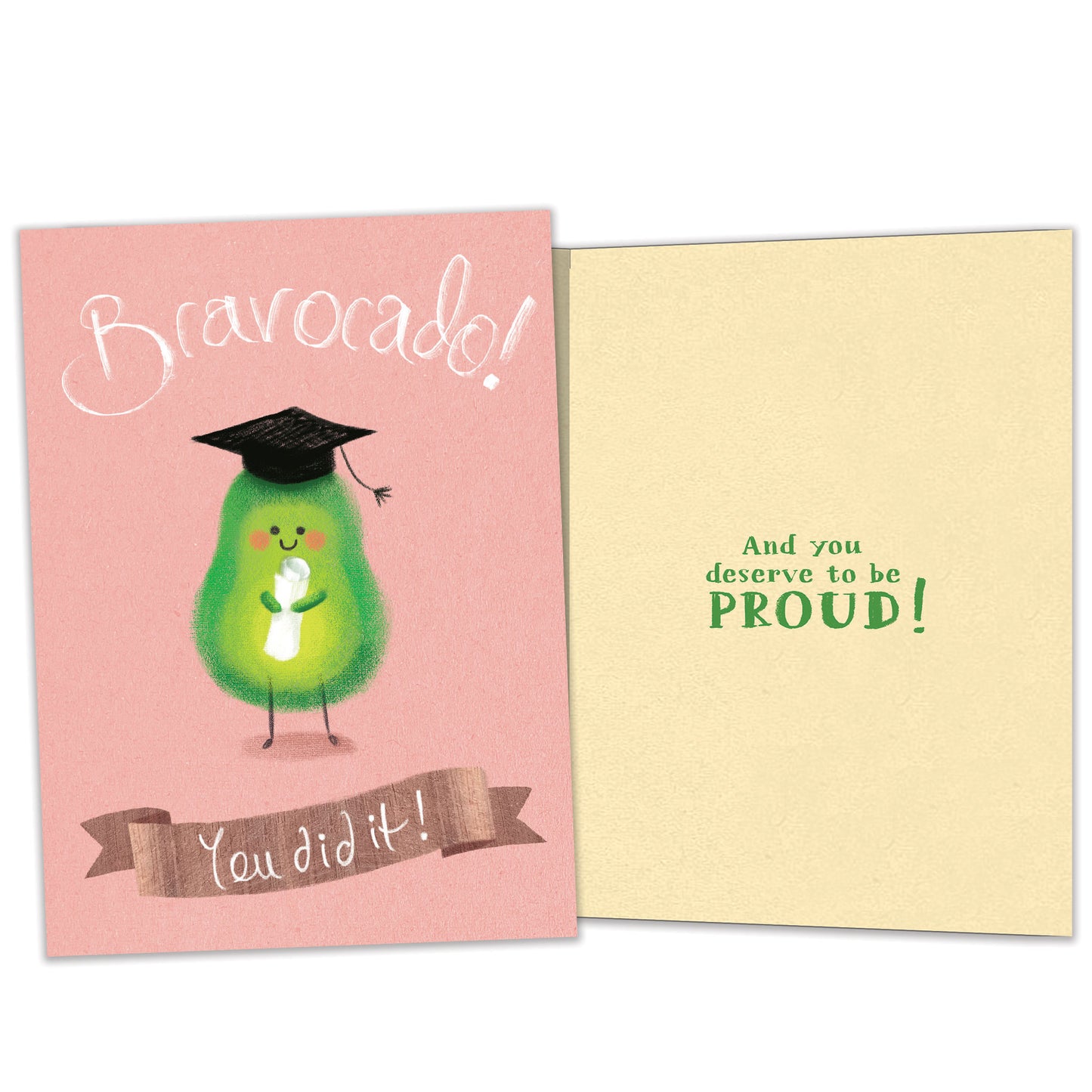 Bravocado Graduation Card