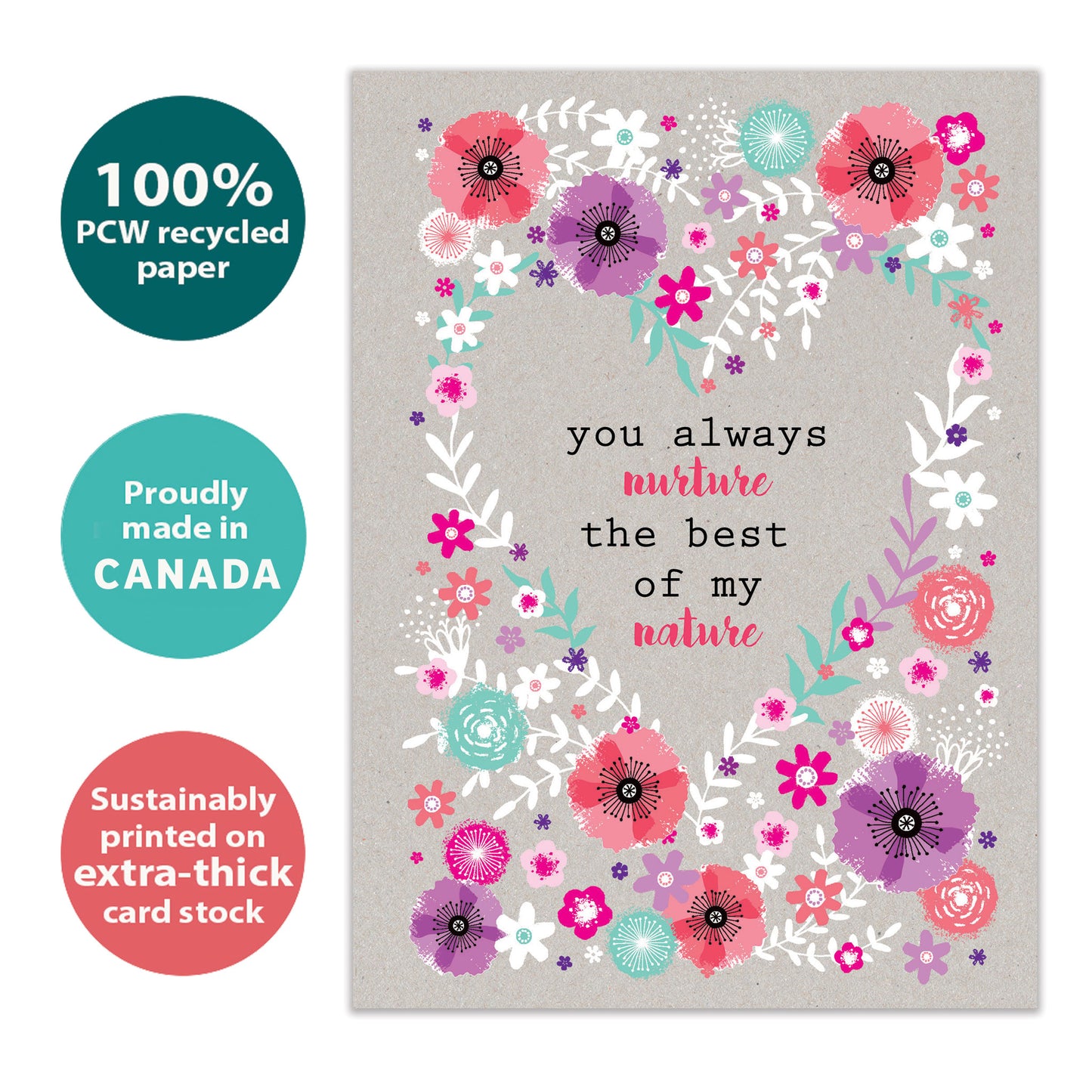 Nurture and Nature Mother’s Day Card