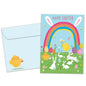 Rainbow Bunnies Easter Card