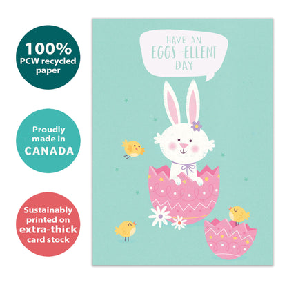 Eggs-Ellent Day Easter Card