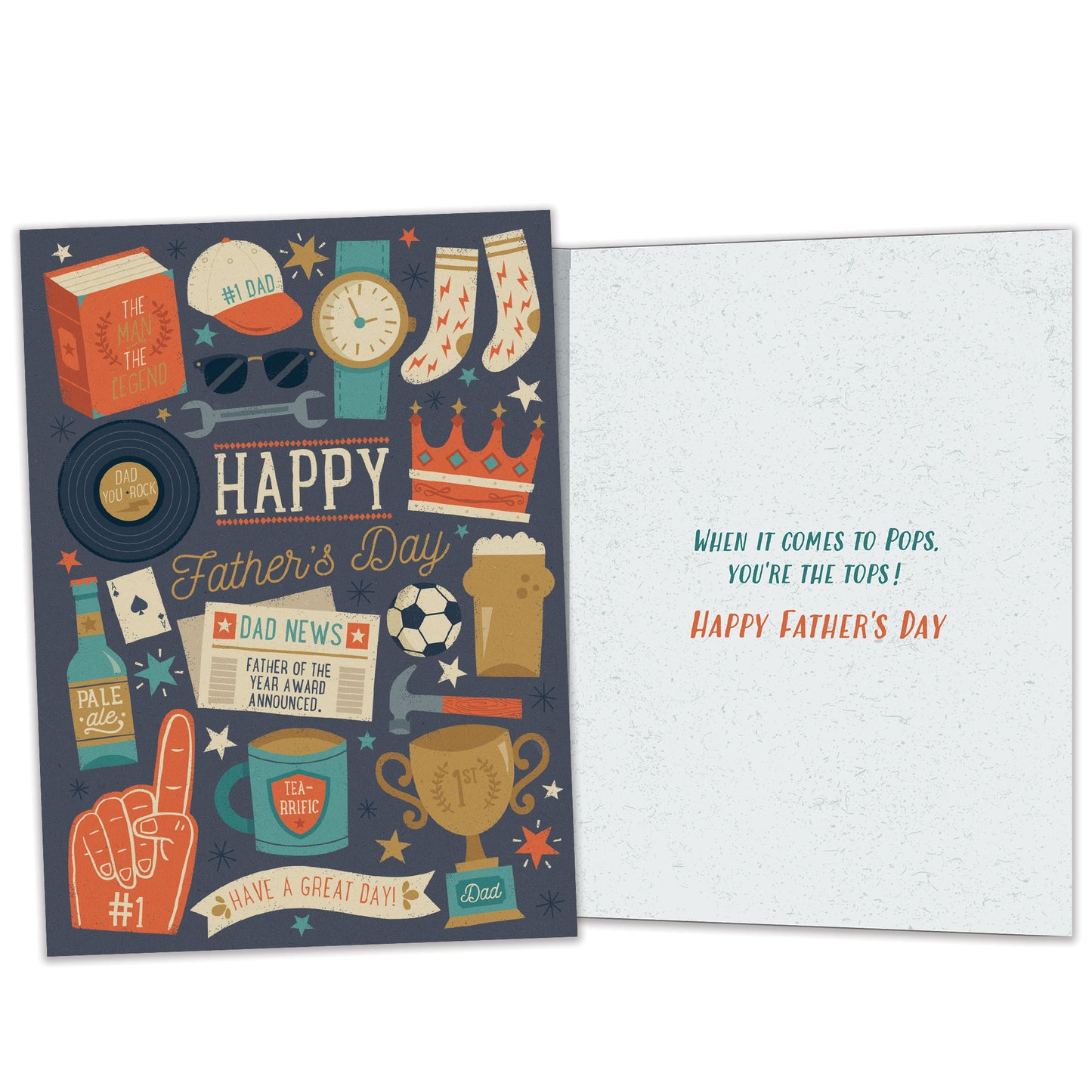 Top Pop Father's Day Card