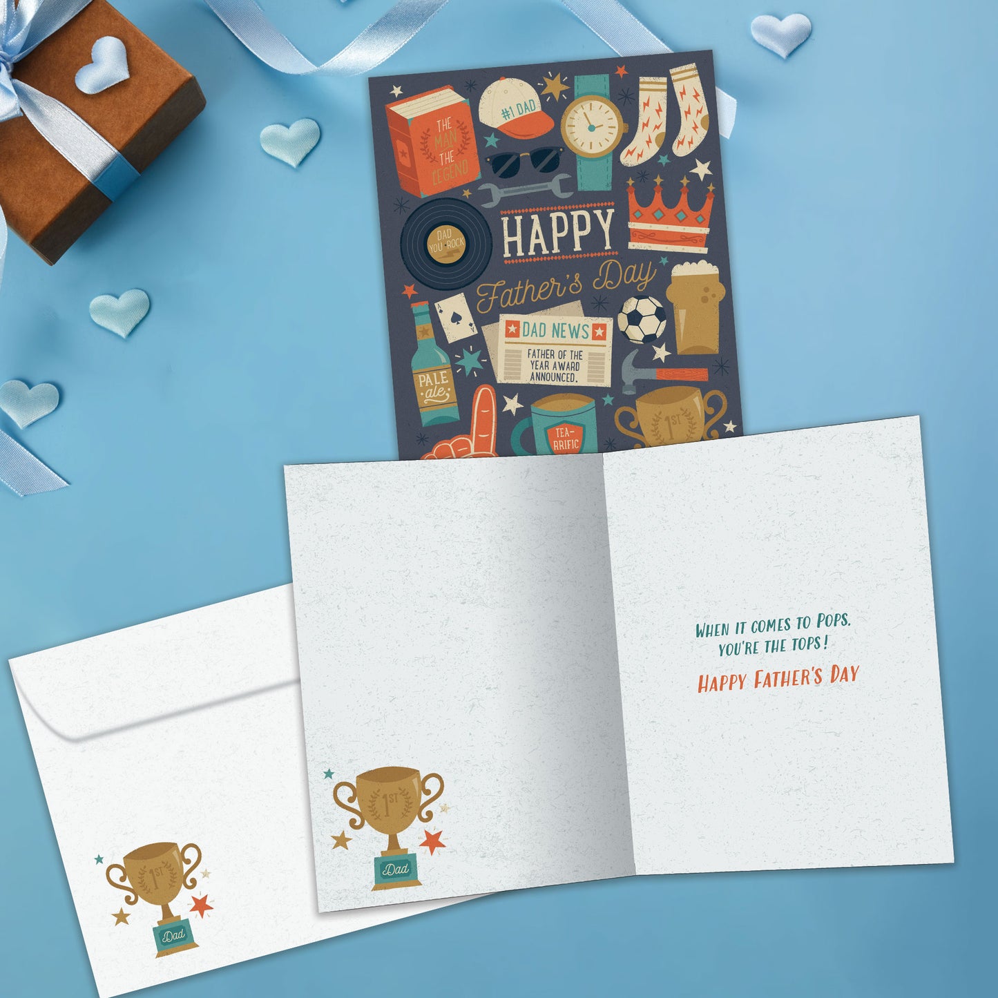 Top Pop Father's Day Card