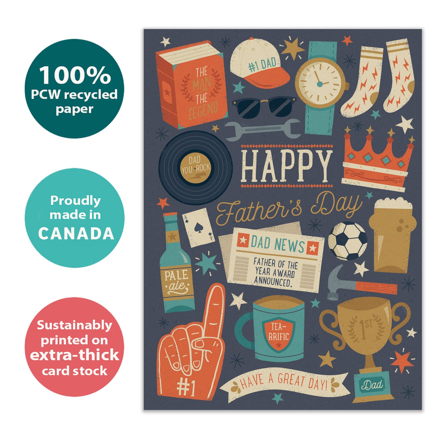Top Pop Father's Day Card