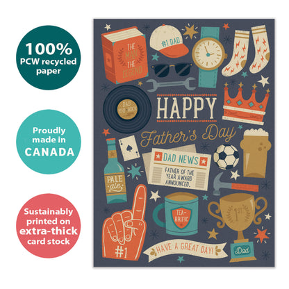 Top Pop Father's Day Card