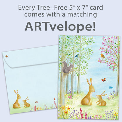 Spring Meadow Easter Card