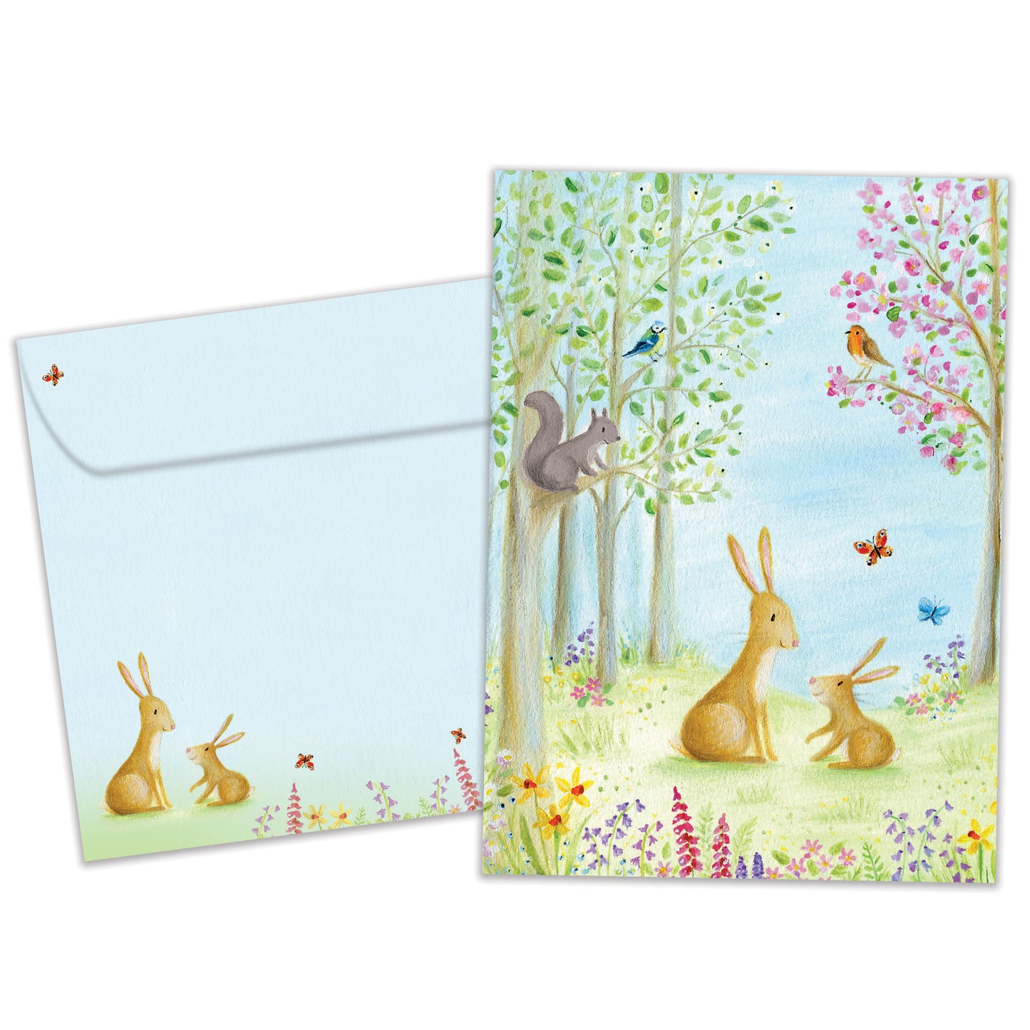 Spring Meadow Easter Card