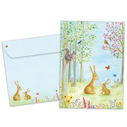 Spring Meadow Easter Card