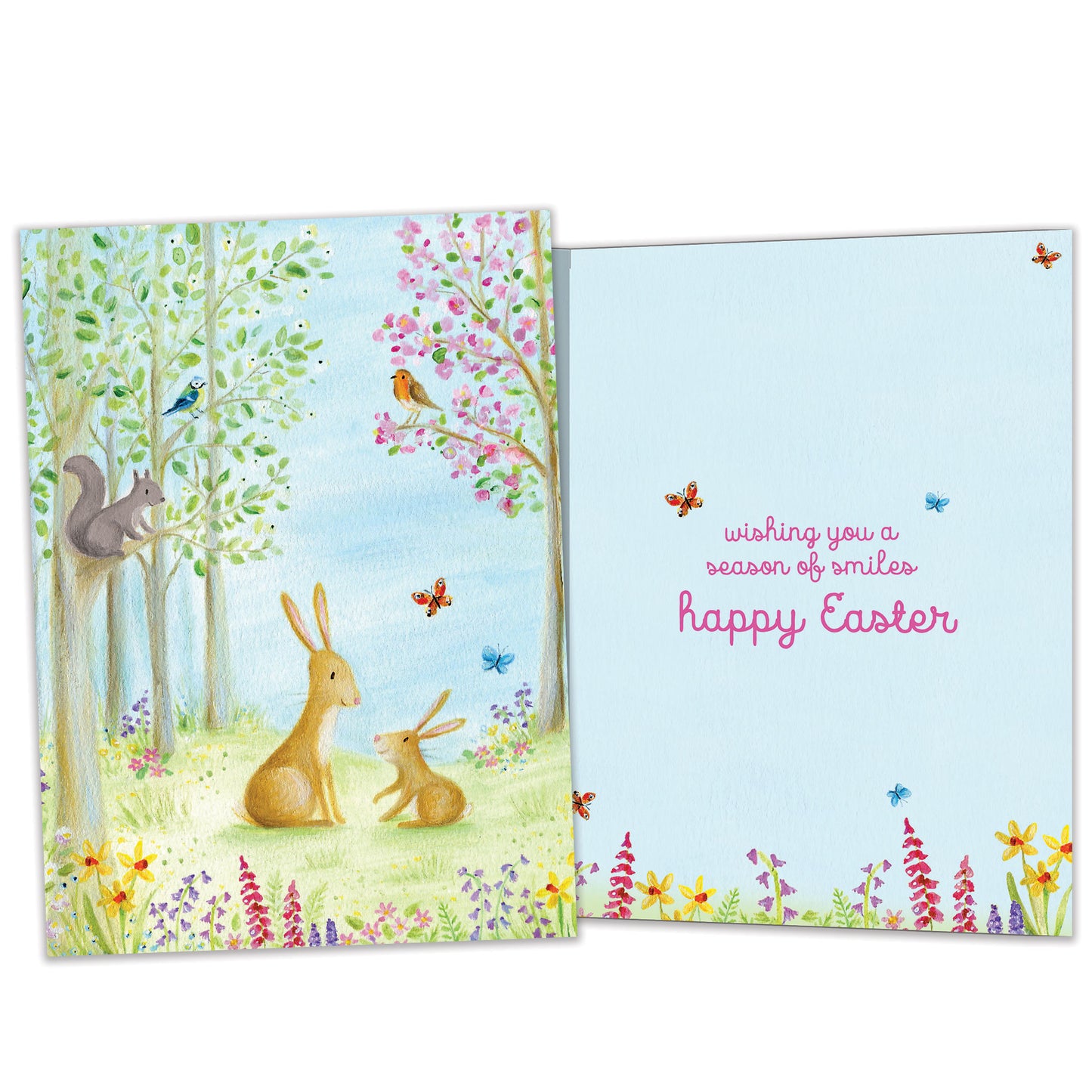 Spring Meadow Easter Card