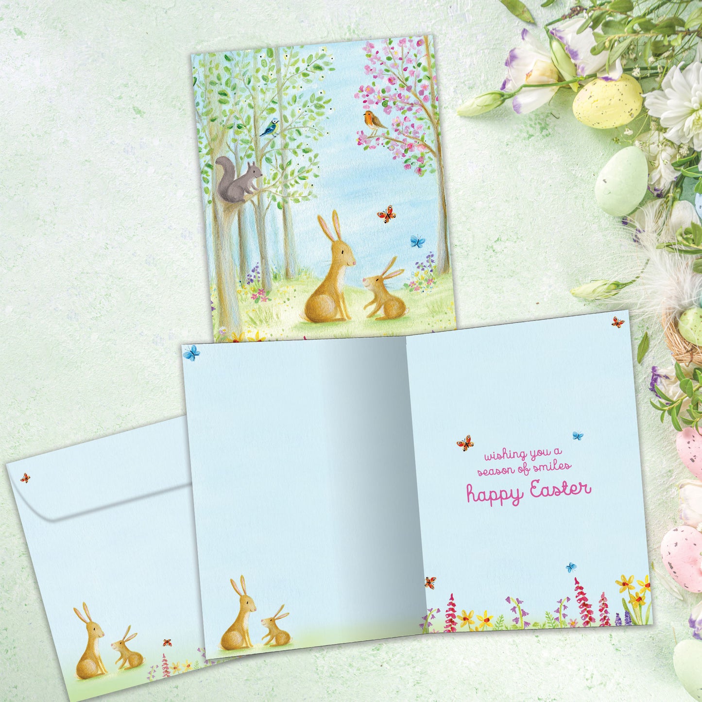 Spring Meadow Easter Card