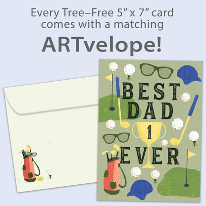 Golf Dad Father's Day Card