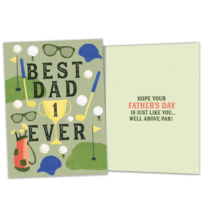 Golf Dad Father's Day Card