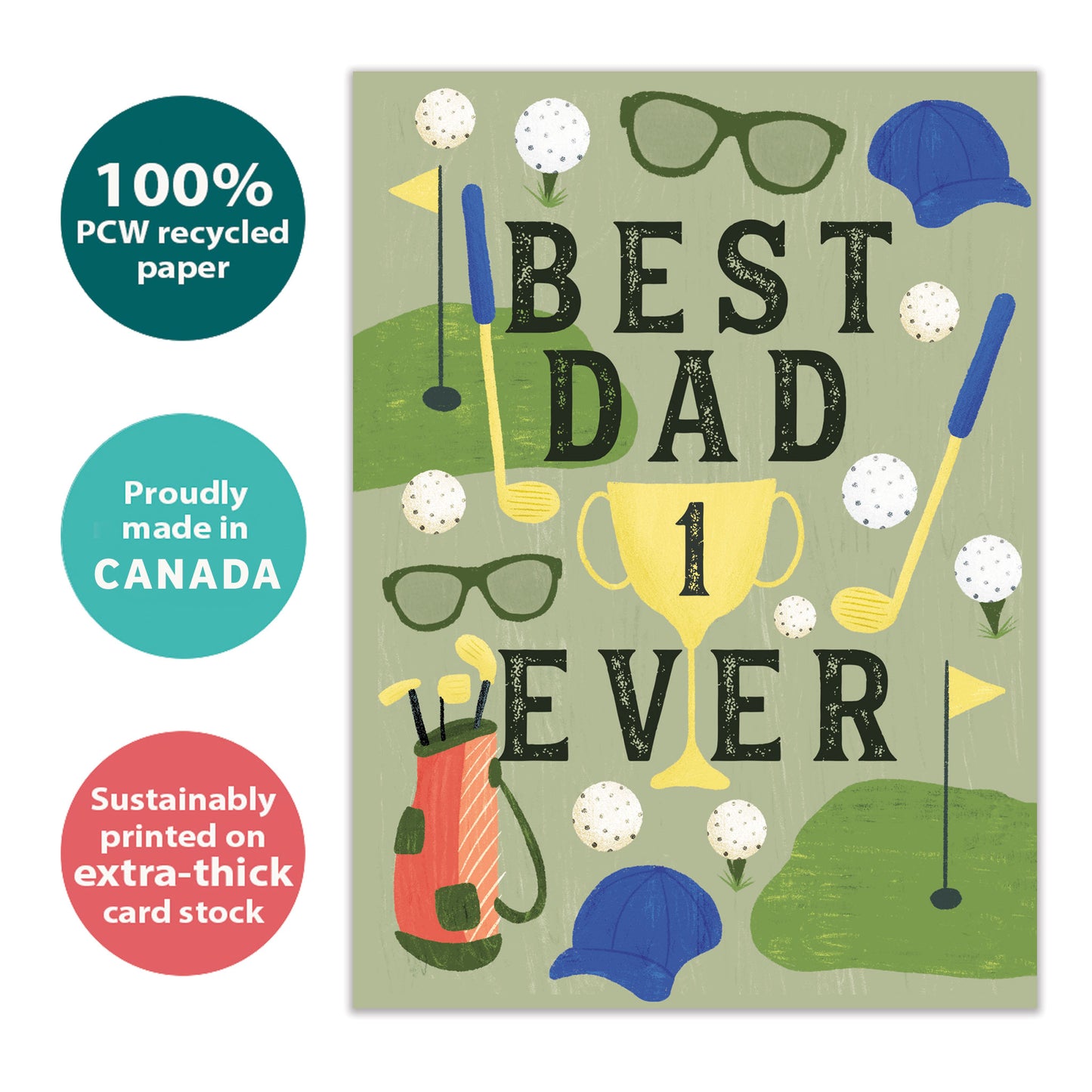 Golf Dad Father's Day Card