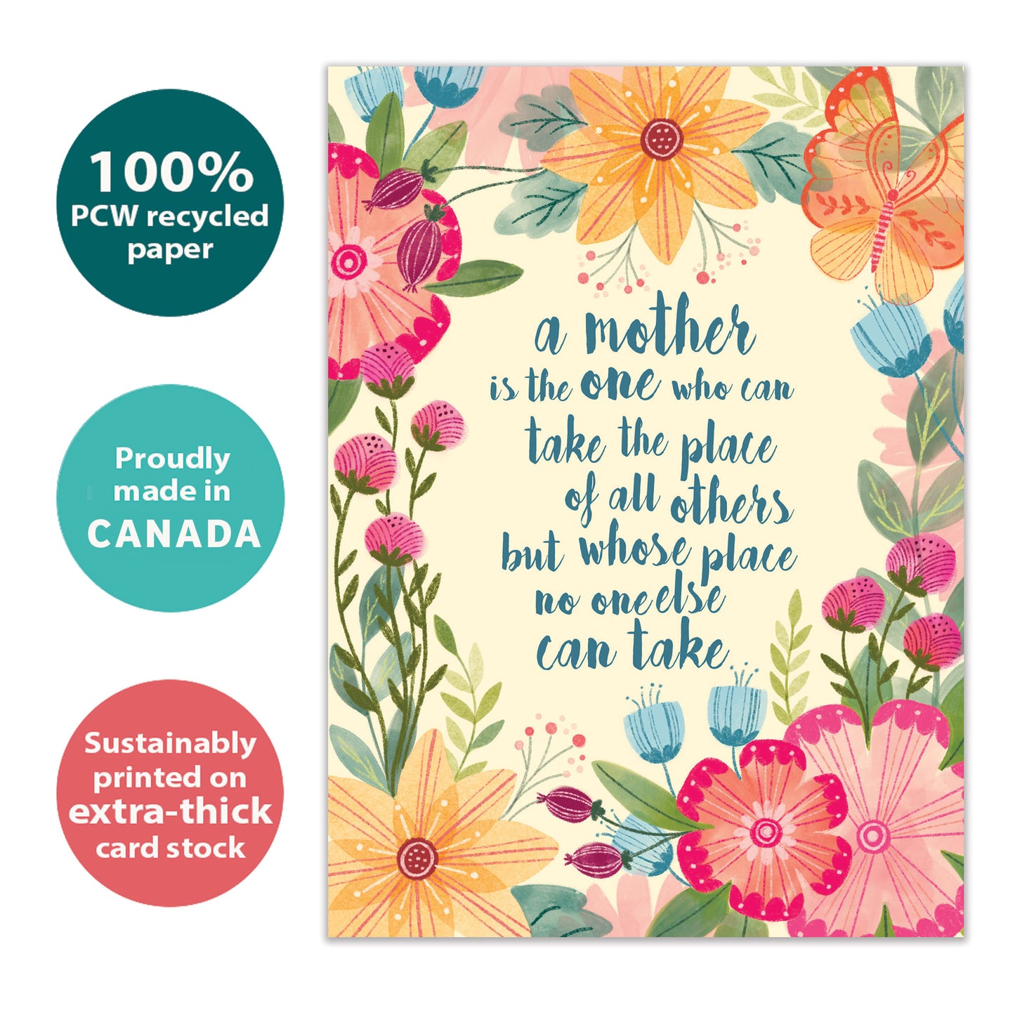 Irreplaceable Flowers Mother’s Day Card