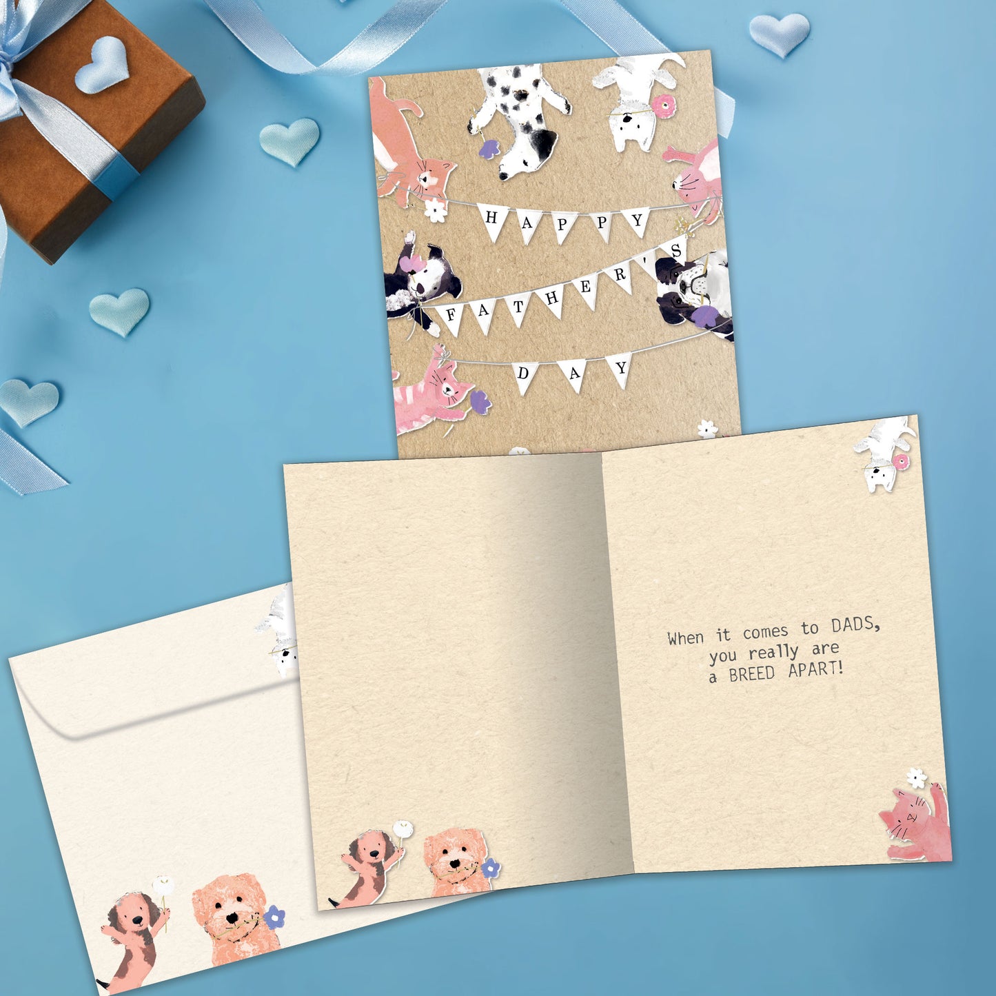 Hugs and Snuggles Father's Day Card