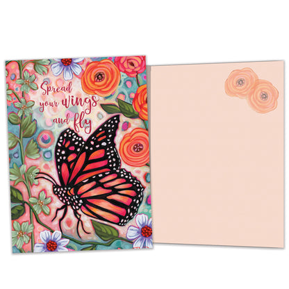Spread Your Wings Just Because Card