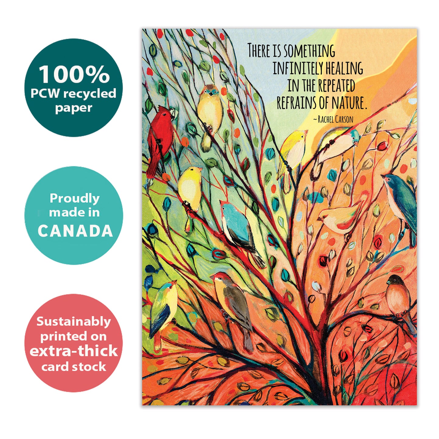 Healing Nature Just Because Card