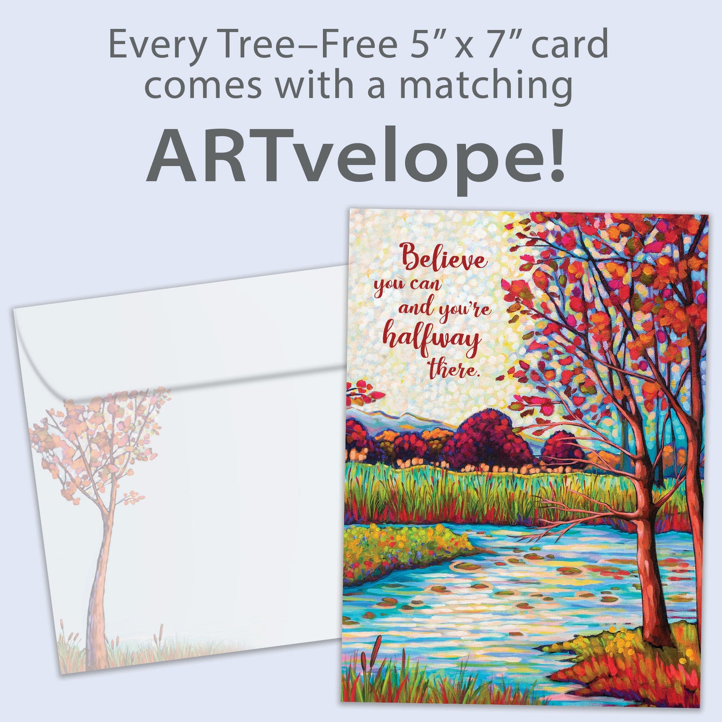 Halfway There Just Because Card