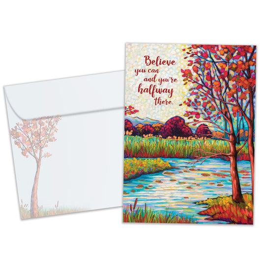 Halfway There Just Because Card