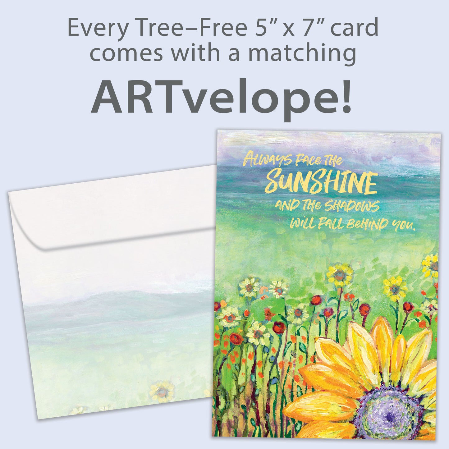 Delight Sunflower Just Because Card