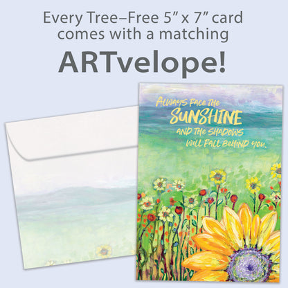 Delight Sunflower Just Because Card